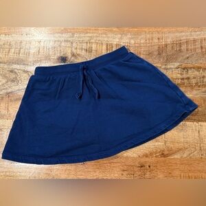 Hanna Andersson Dark Blue Tie Waist Skort Size 6-7